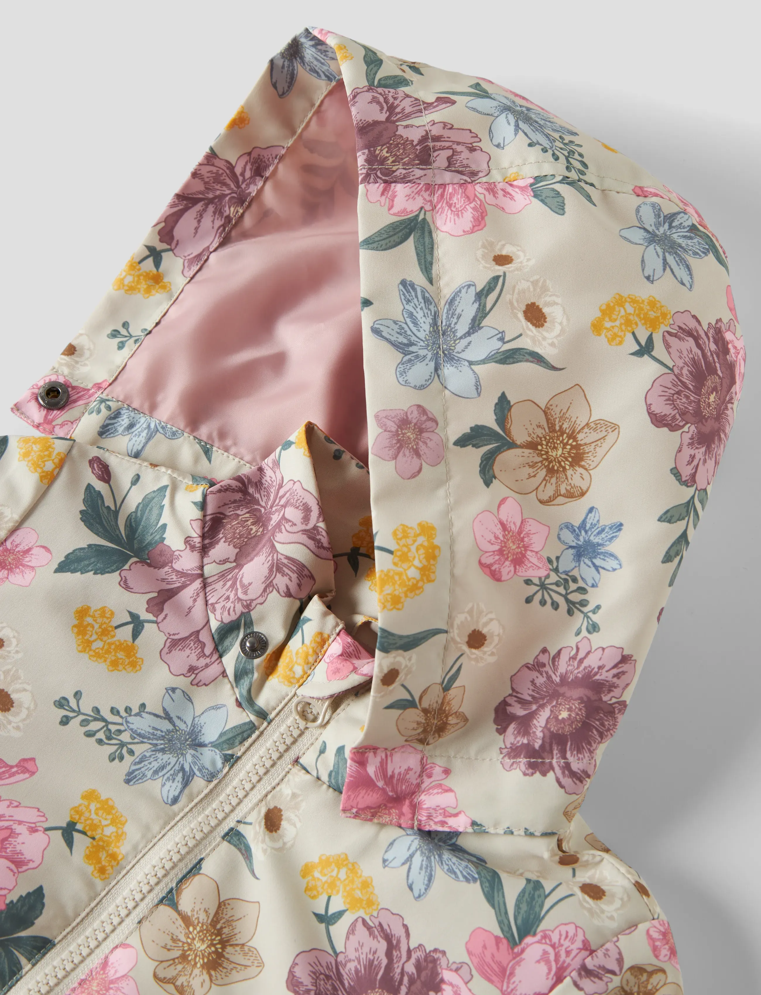 name it - NMFMAXI JACKET LI AOP NOOS - regnkappor - birch - 4