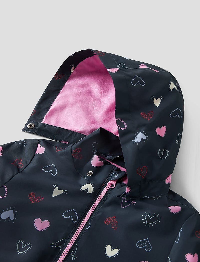 name it - NMFMAXI JACKET LI AOP NOOS - shell jakid - dark sapphire - 4