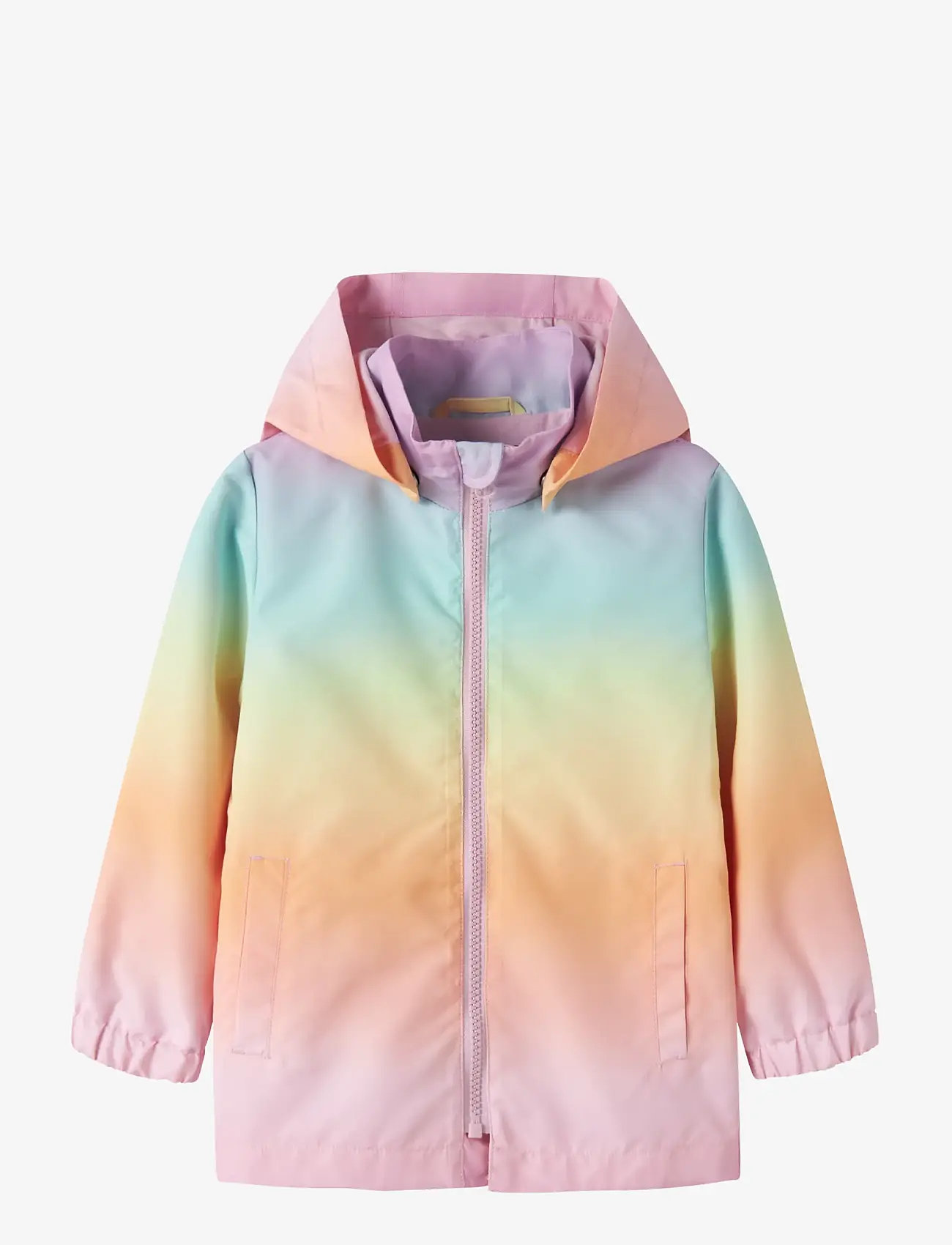 name it - NMFMAXI JACKET LI AOP NOOS - rain coats - pink lavender - 1