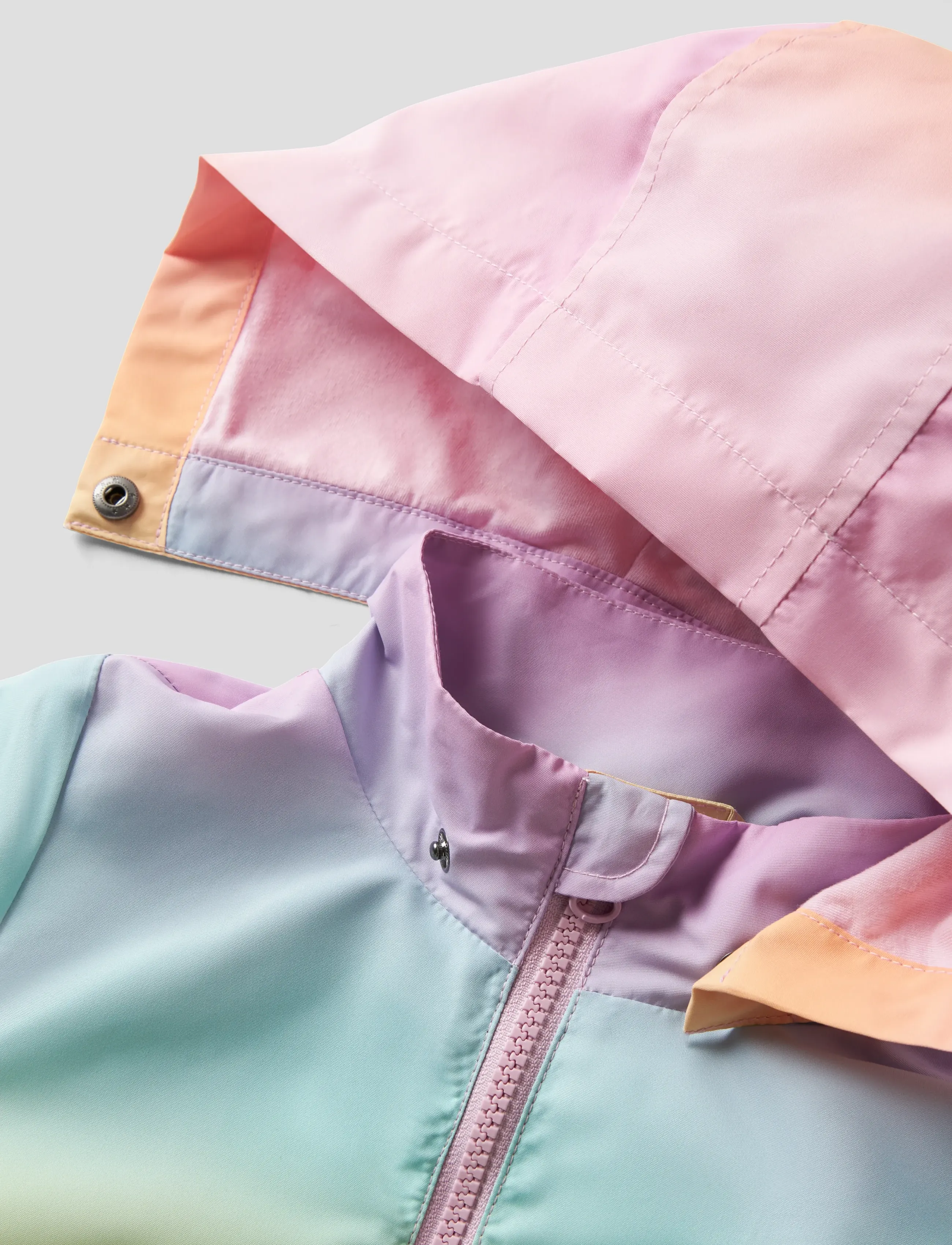 name it - NMFMAXI JACKET LI AOP NOOS - regenmäntel - pink lavender - 4