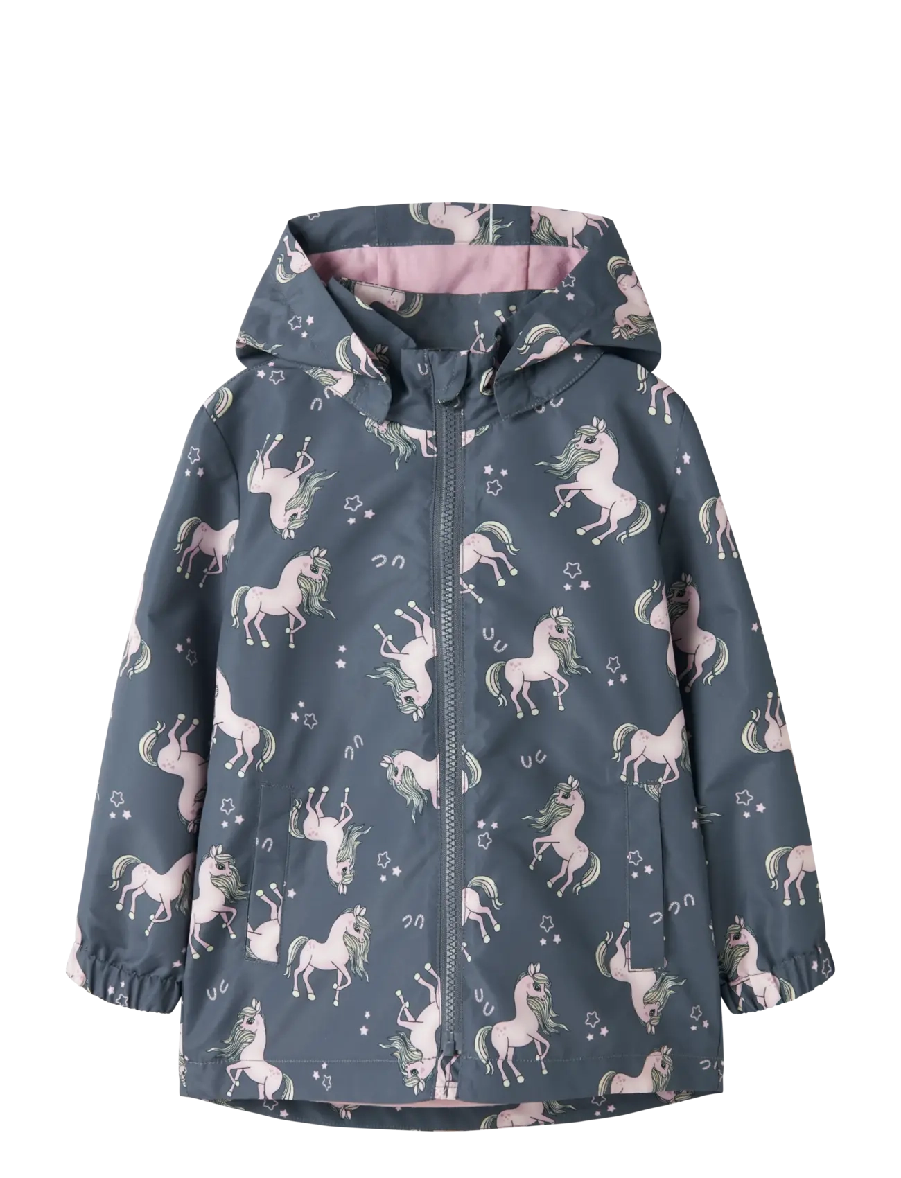 name it NMFMAXI JACKET LI AOP NOOS - Õueriided - VINTAGE INDIGO / navy