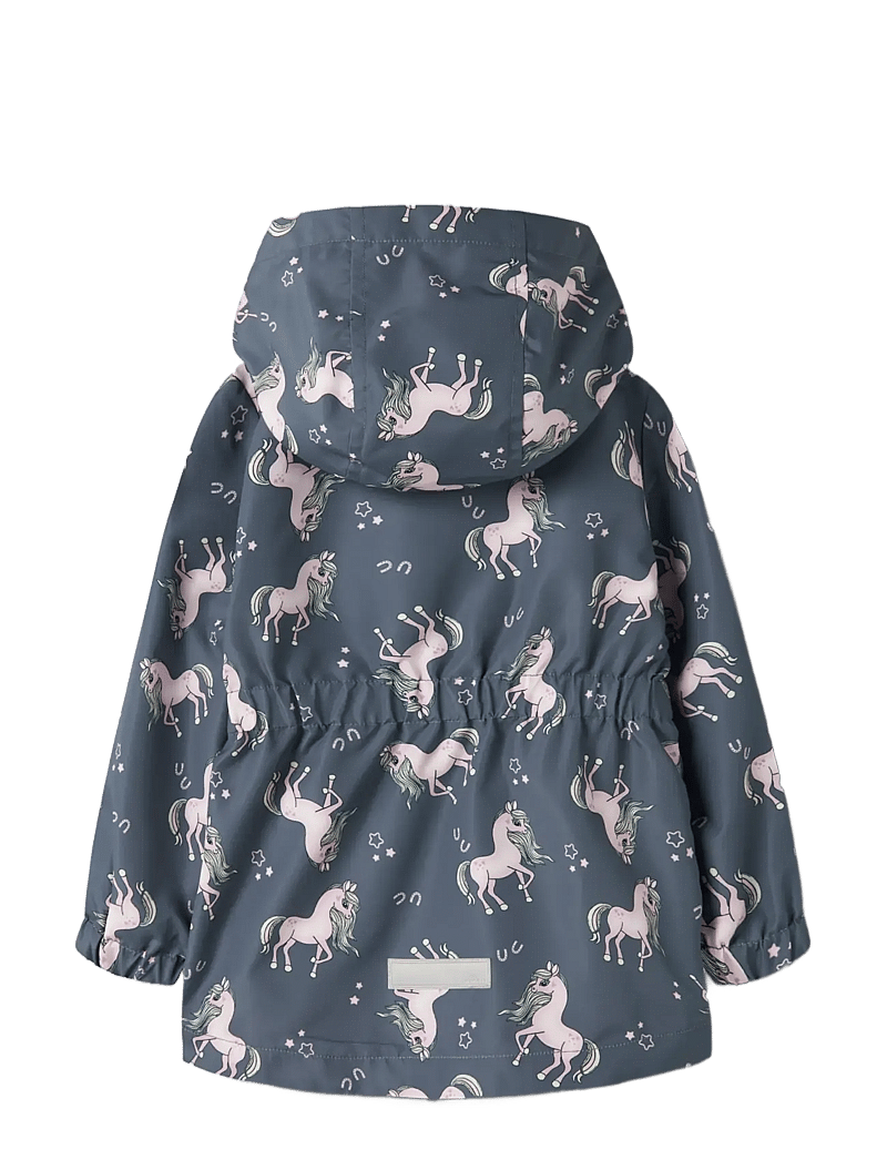 name it - NMFMAXI JACKET LI AOP NOOS - shell jakid - vintage indigo - 2