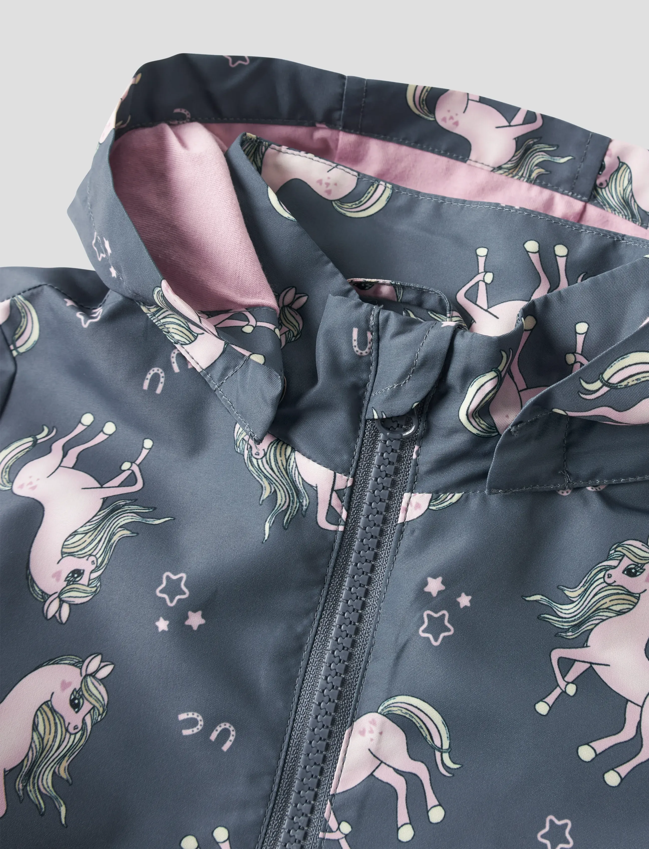 name it - NMFMAXI JACKET LI AOP NOOS - płaszcze przeciwdeszczowe - vintage indigo - 3