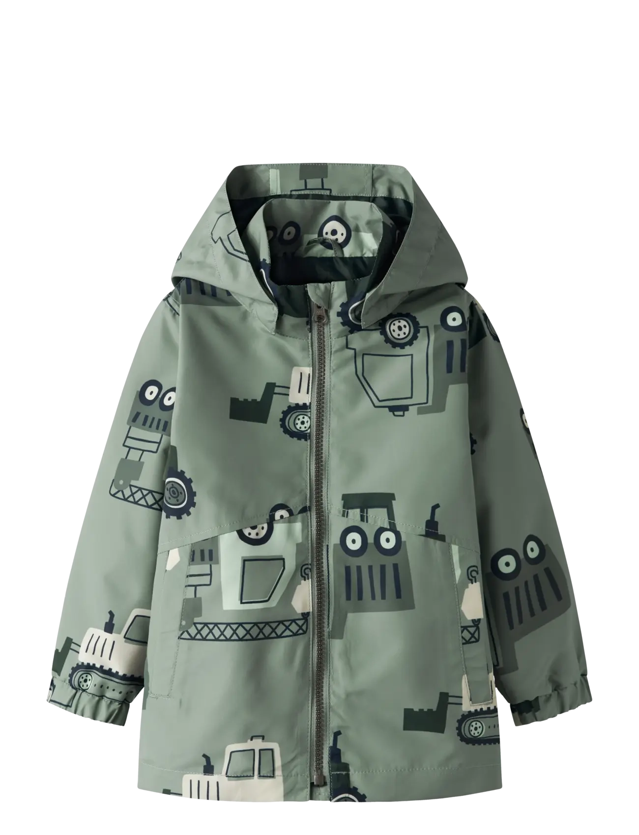 name it NMMMAX JACKET LI AOP NOOS - Shell-Kleidung - CHINOIS GREEN / green
