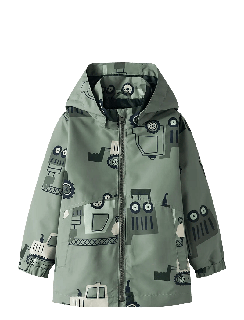 name it - NMMMAX JACKET LI AOP NOOS - shell-jacken - chinois green - 1