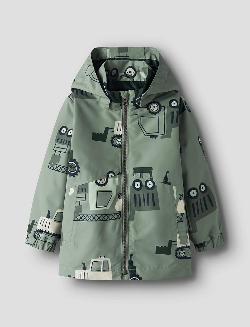 name it - NMMMAX JACKET LI AOP NOOS - shell-jacken - chinois green - 0