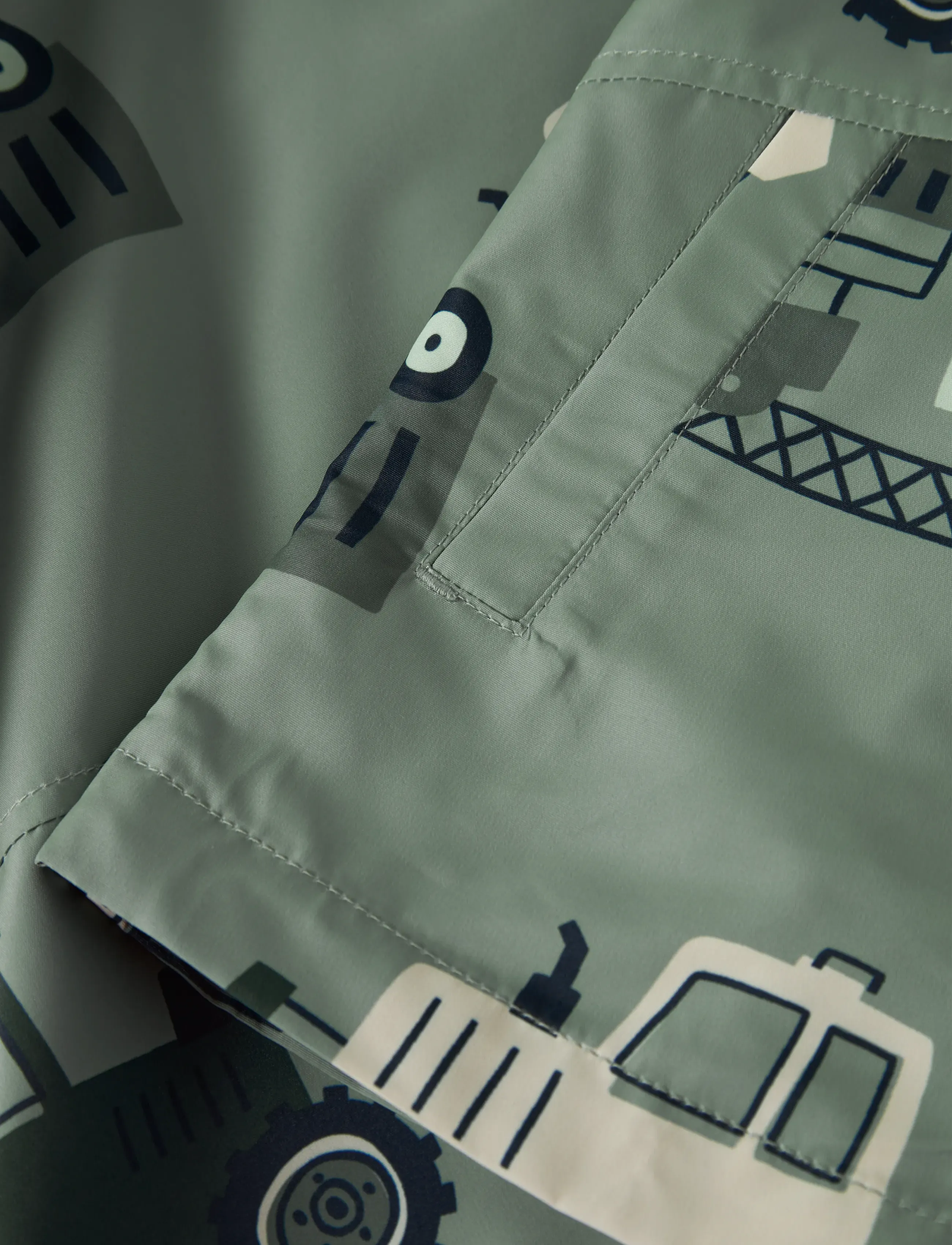 name it - NMMMAX JACKET LI AOP NOOS - herfstjassen - chinois green - 3