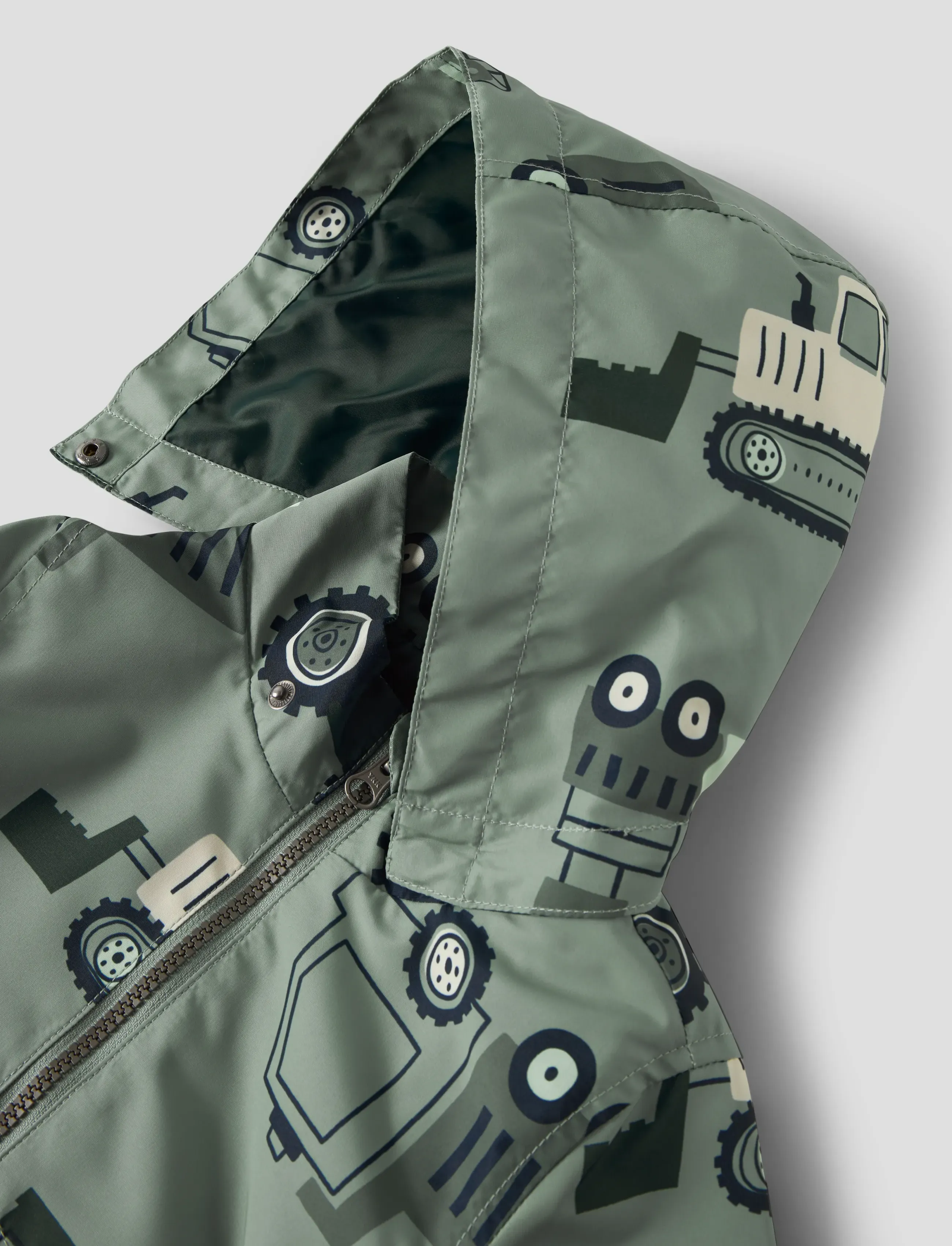 name it - NMMMAX JACKET LI AOP NOOS - herfstjassen - chinois green - 4