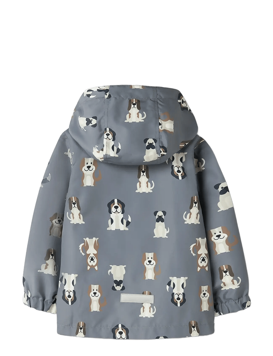 name it - NMMMAX JACKET LI AOP NOOS - shell-jacken - flint stone - 2