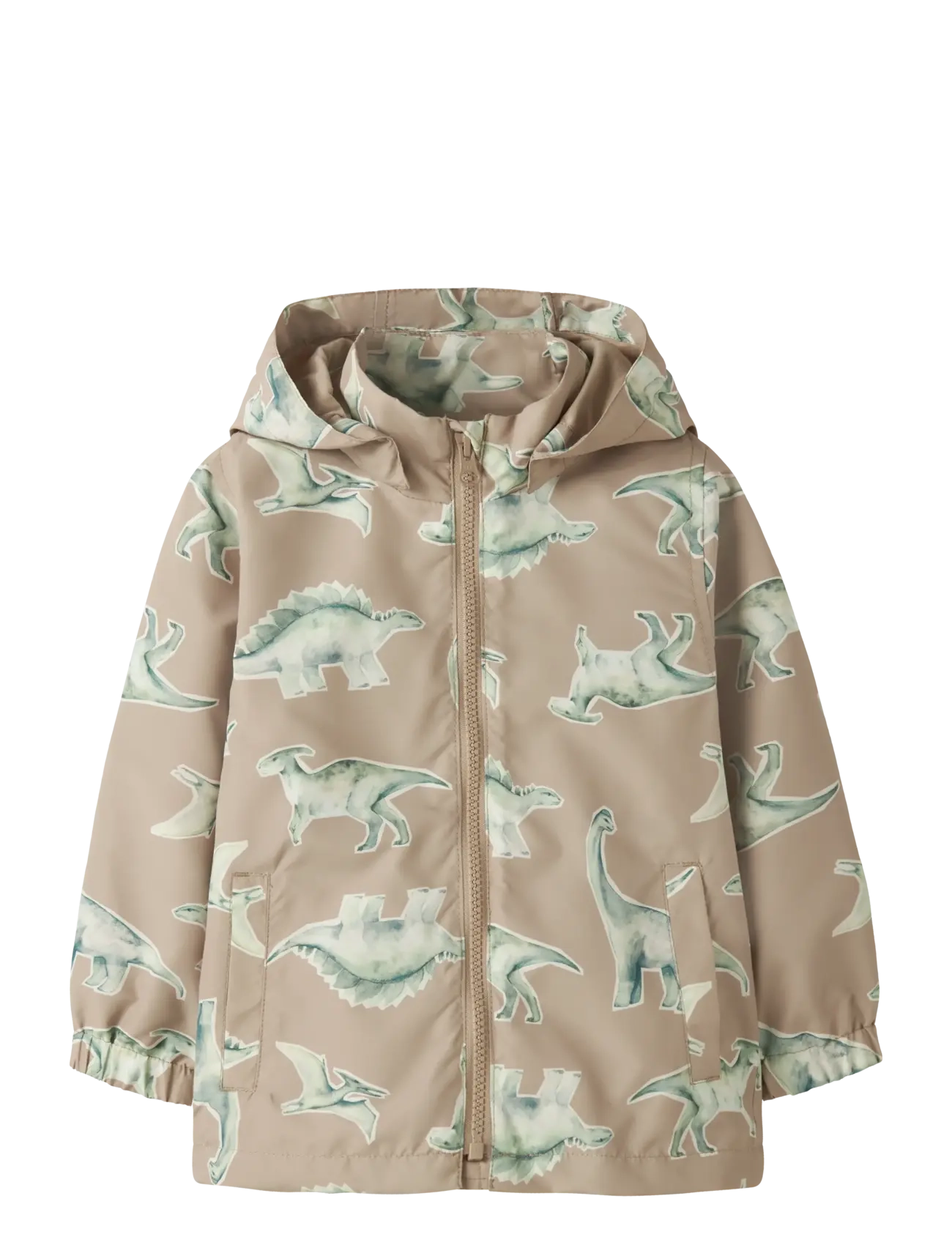 name it NMMMAX JACKET LI AOP NOOS - Regntøj - OXFORD TAN / beige