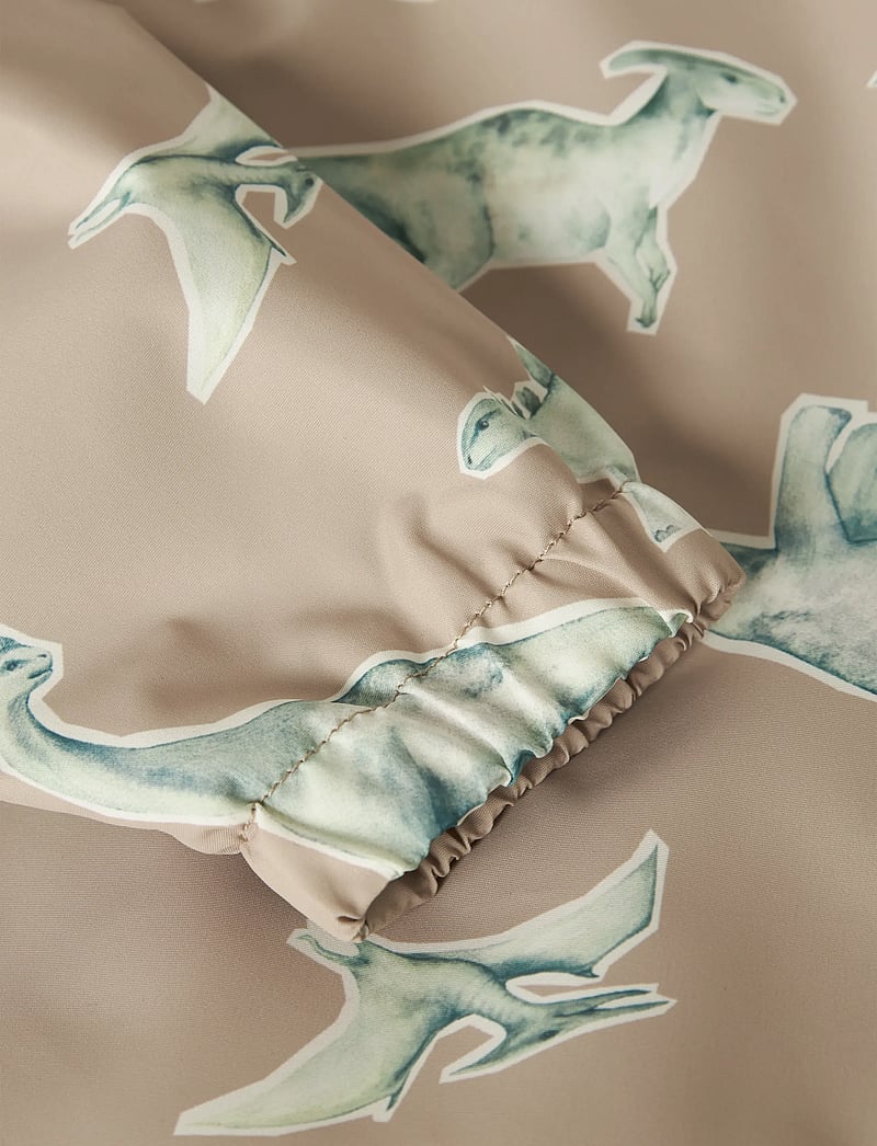 name it - NMMMAX JACKET LI AOP NOOS - shell jakid - oxford tan - 3