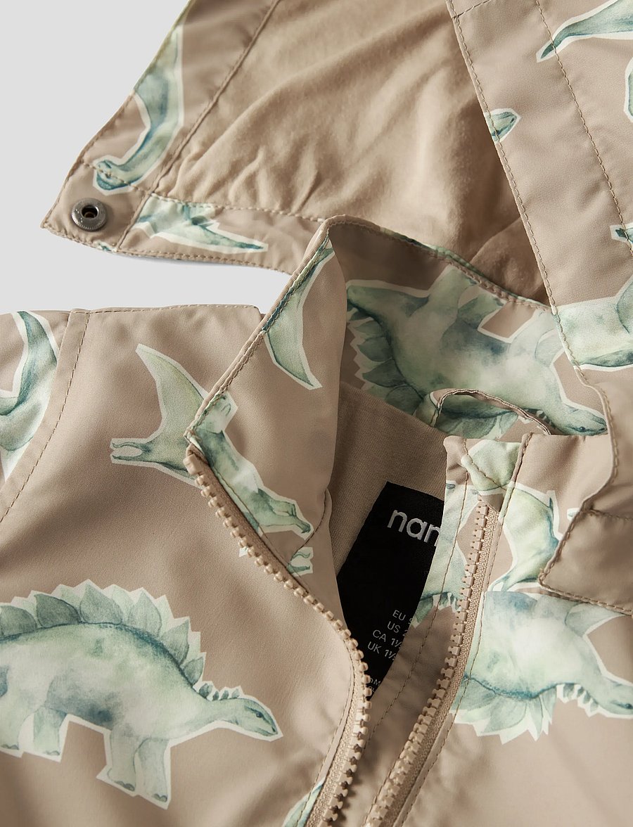 name it - NMMMAX JACKET LI AOP NOOS - skaljackor - oxford tan - 4