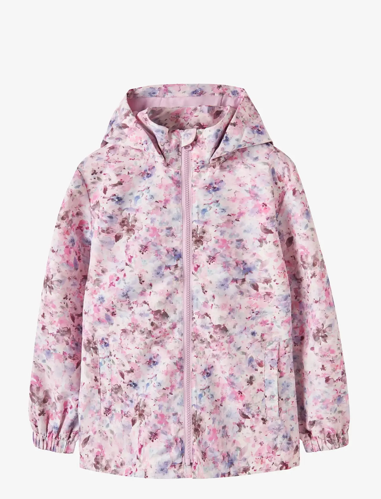 name it - NKFMAXI JACKET LI AOP - shell jackets - gray lilac - 1