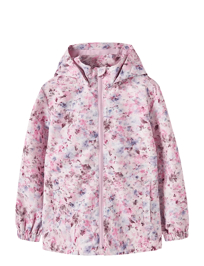 name it - NKFMAXI JACKET LI AOP - skaljakker - gray lilac - 1