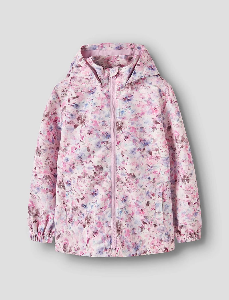 name it - NKFMAXI JACKET LI AOP - skaljakker - gray lilac - 0