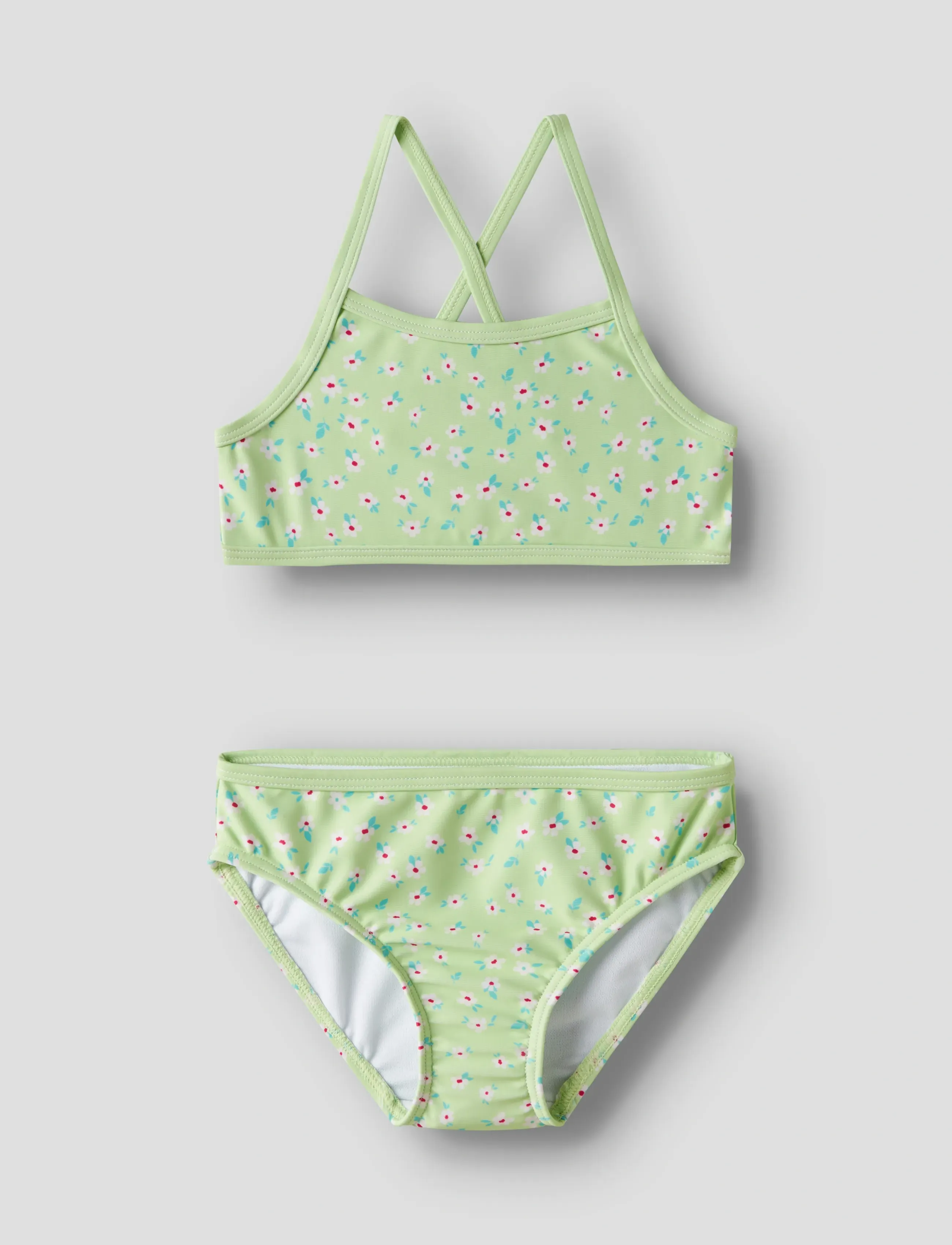 name it Nmfzizla Bikini Box Tb, 86-92, Bademode, Grün - Bikinis, Kinder