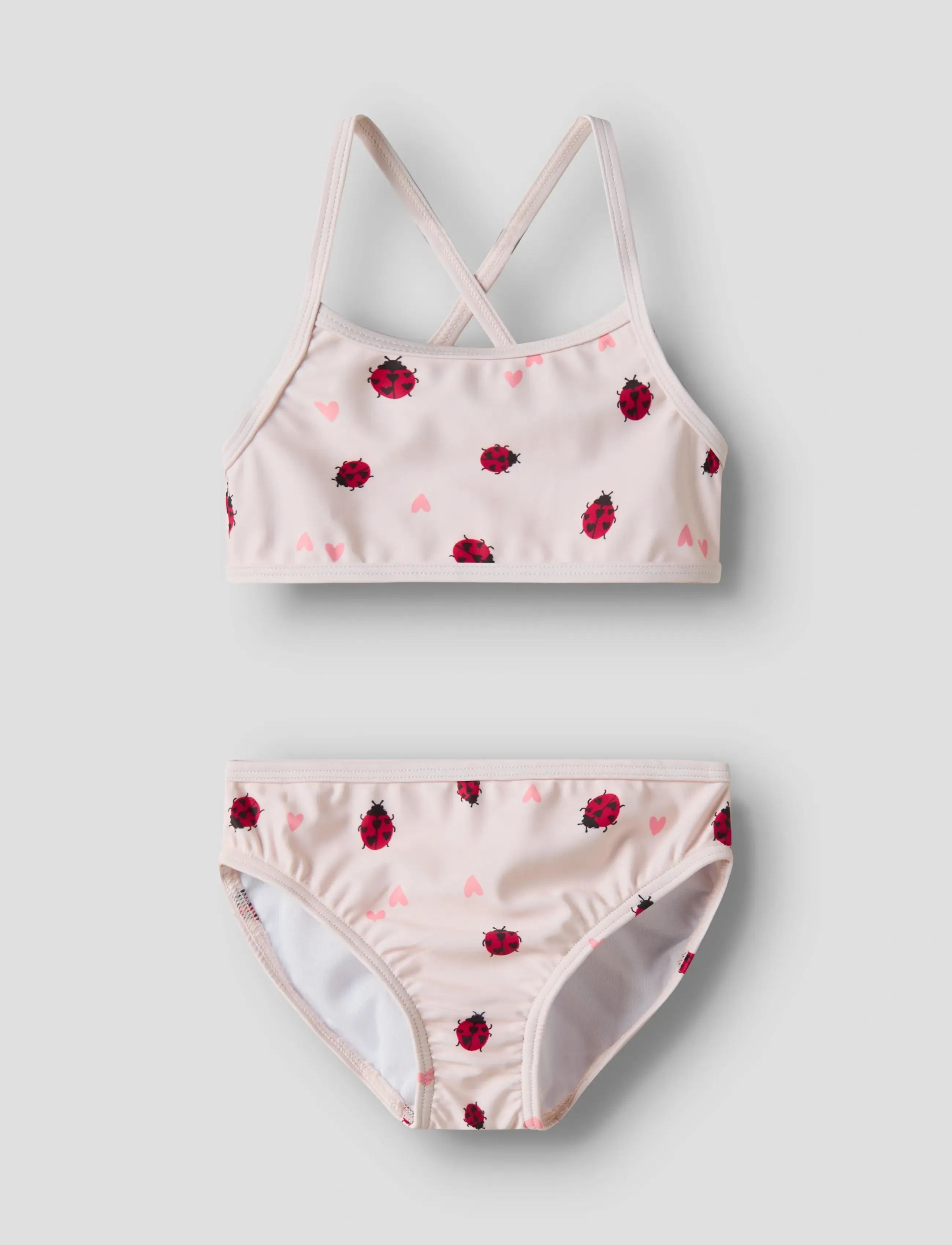 name it Nmfzizla Bikini Box Tb, 86-92, Bademode, Rosa - Bikinis, Kinder