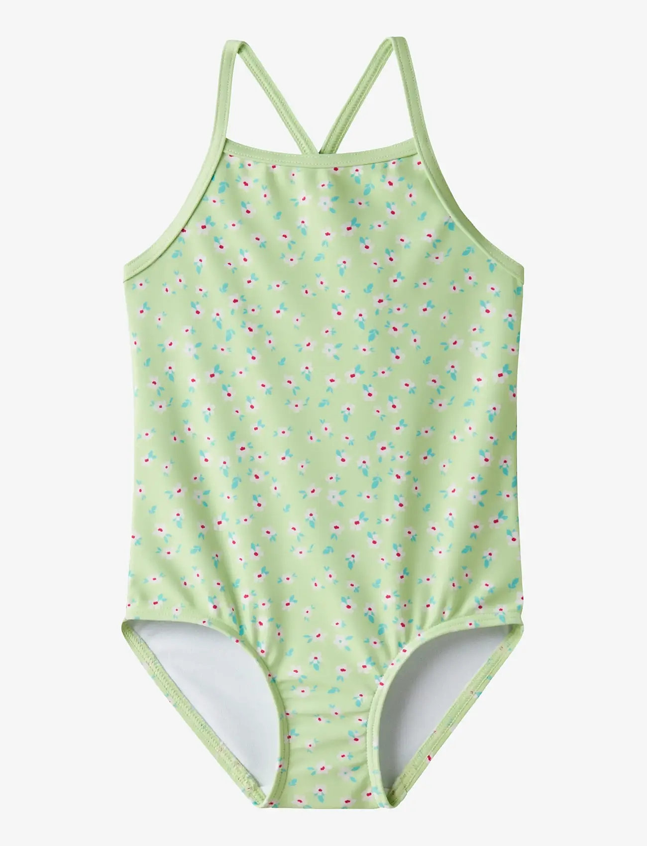 name it - NMFZIZLA SWIMSUIT BOX TB - badedragter - patina green - 1