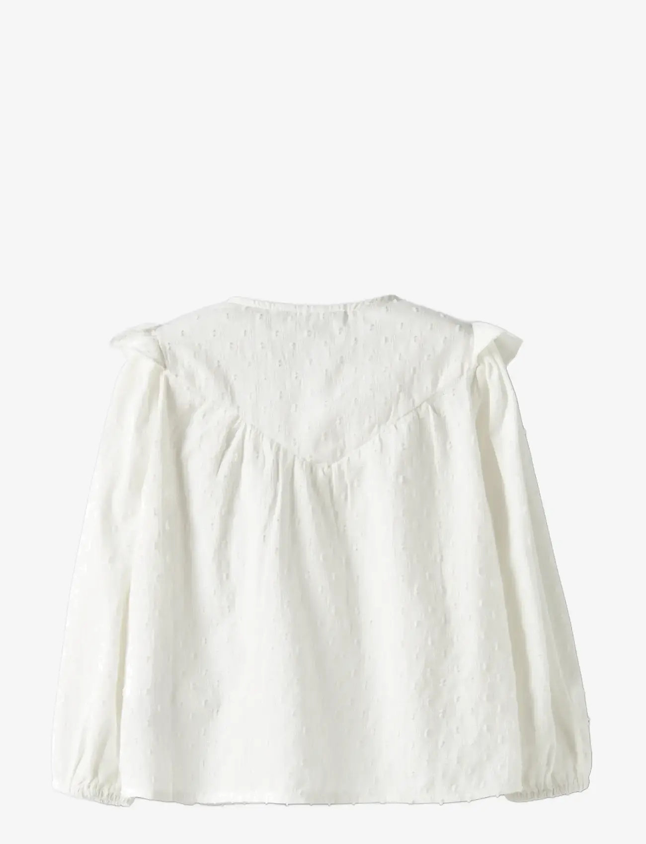 name it - NMFTASHJA LS SHIRT - madalaimad hinnad - cloud dancer - 2