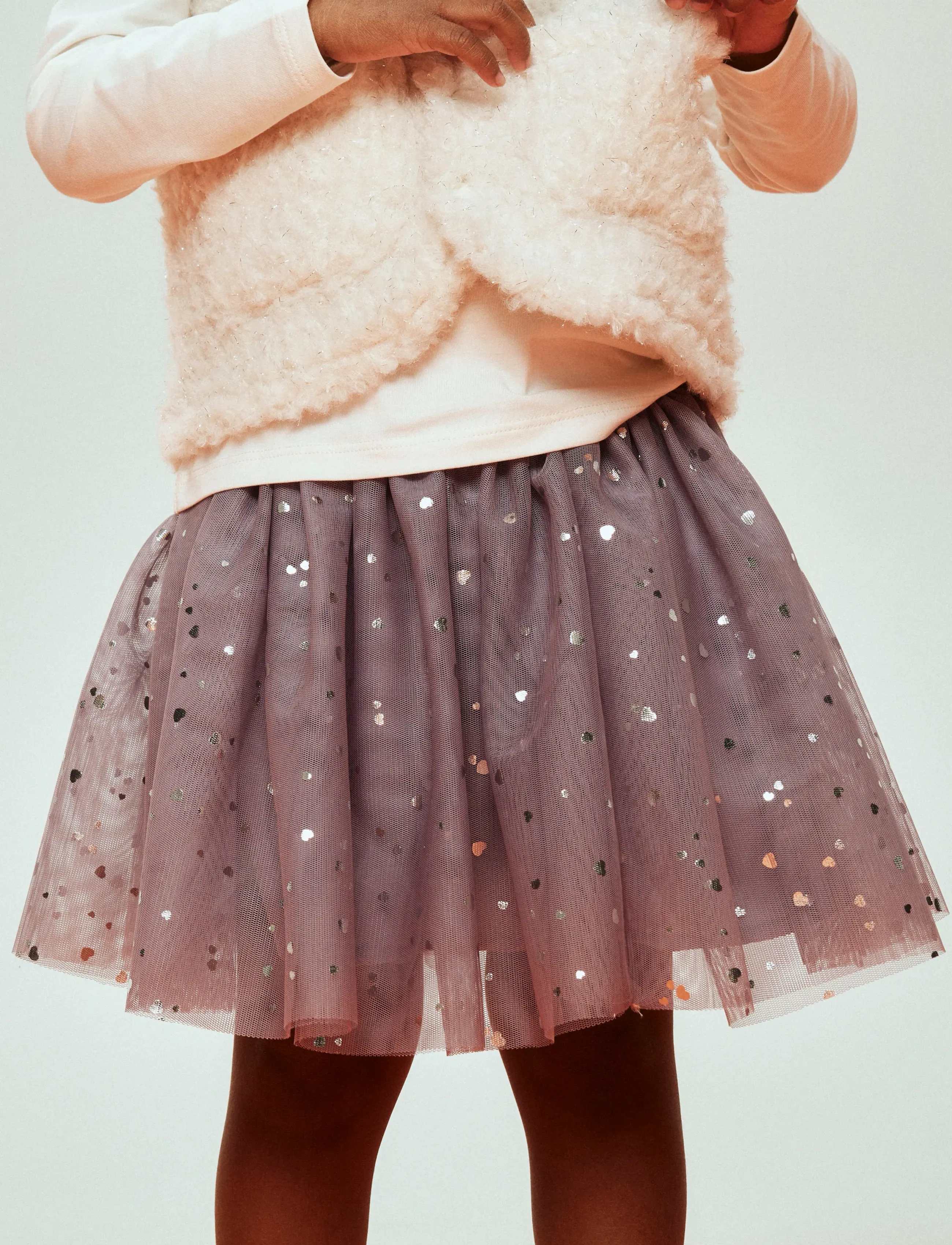 name it NMFTERANA TULLE SKIRT - Tüll-Rock - LAVENDER GRAY / purple