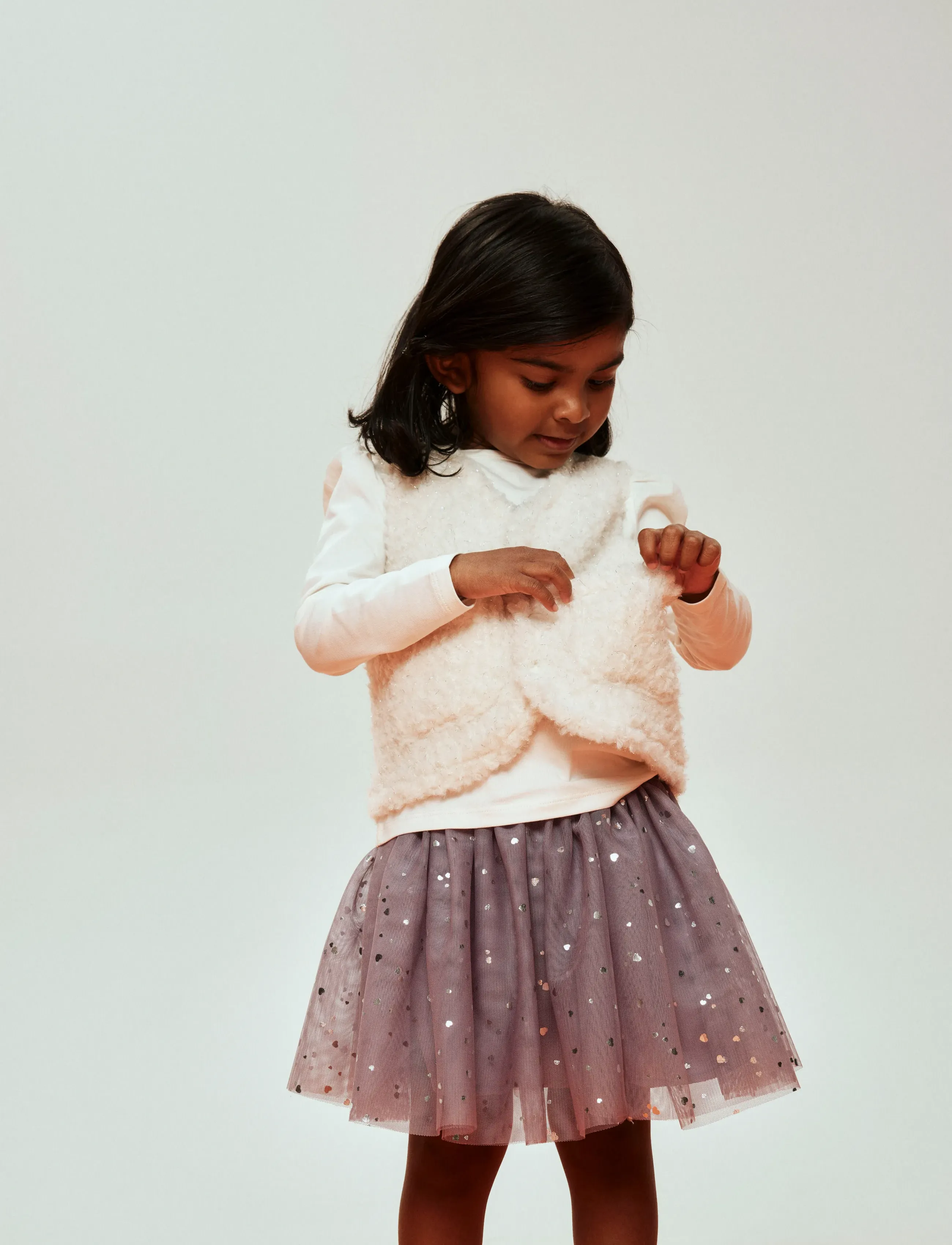 name it - NMFTERANA TULLE SKIRT - minihameet - lavender gray - 4