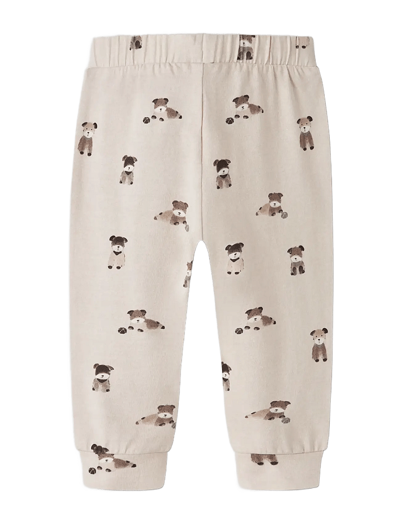 name it - NBMTUSHER PANT - jogginghosen - peyote melange - 1