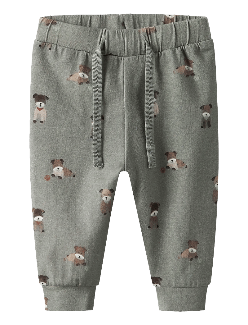 name it - NBMTUSHER PANT - jogginghosen - shadow - 0