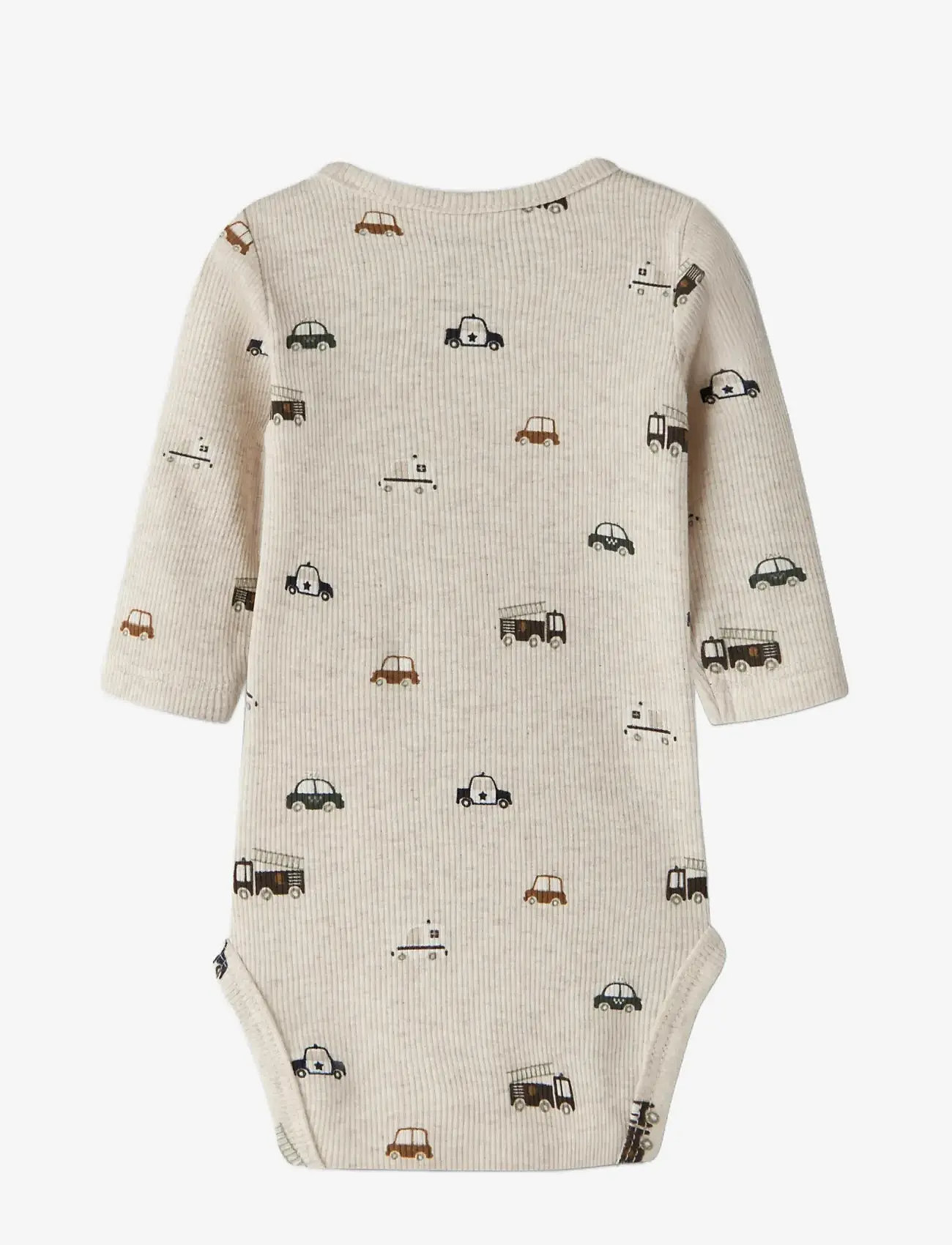 name it - NBMTHUE LS BODY - långärmade bodysuits - peyote melange - 1