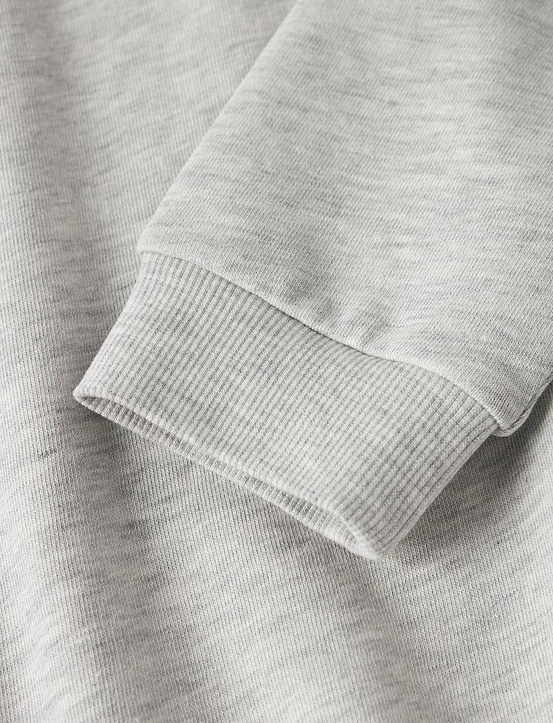 name it - NKFMILLE SHORT NREG LS SWE O-NECK NOOS - sweatshirts - light grey melange - 3