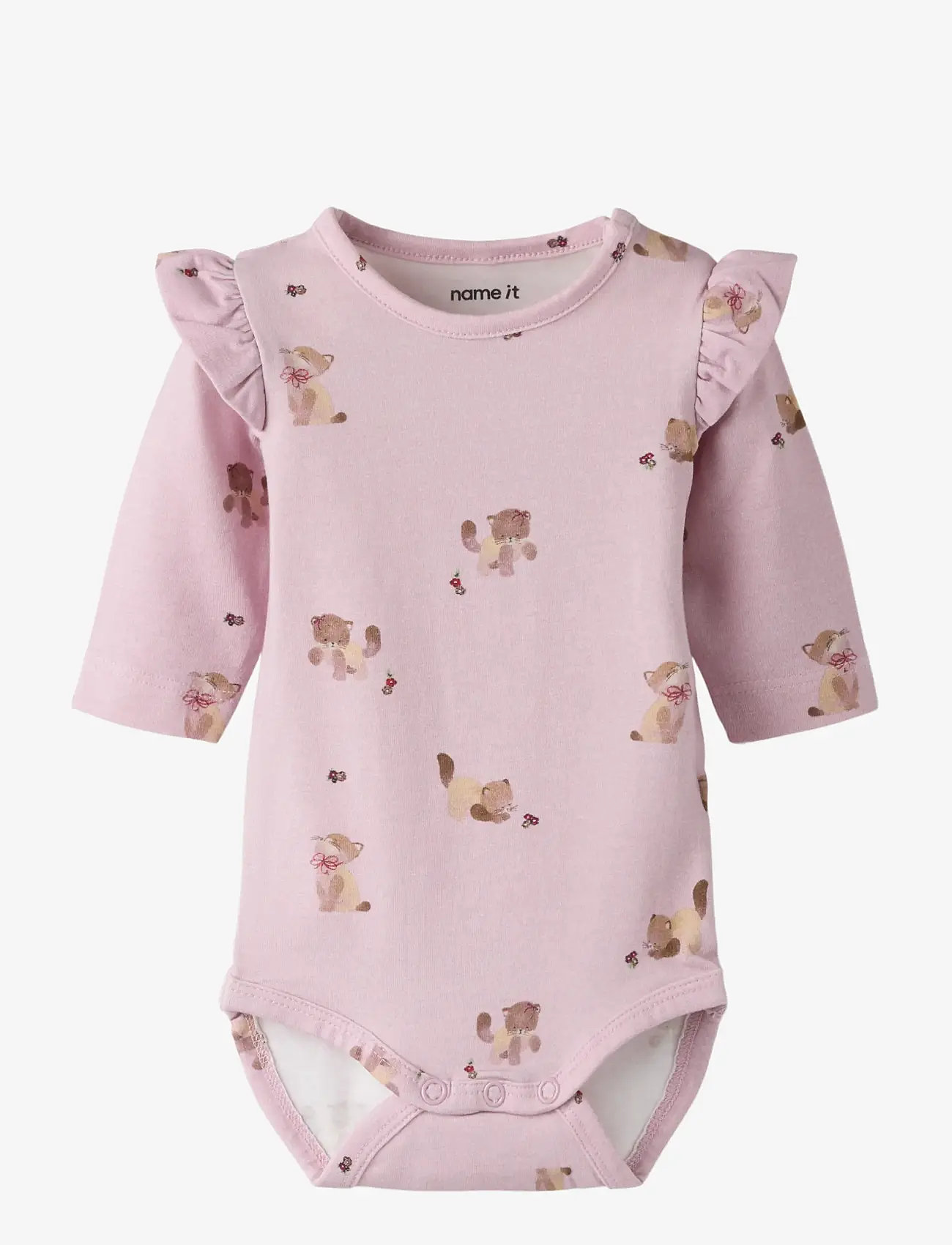 name it - NBFTANNY LS BODY - laveste priser - dawn pink - 0