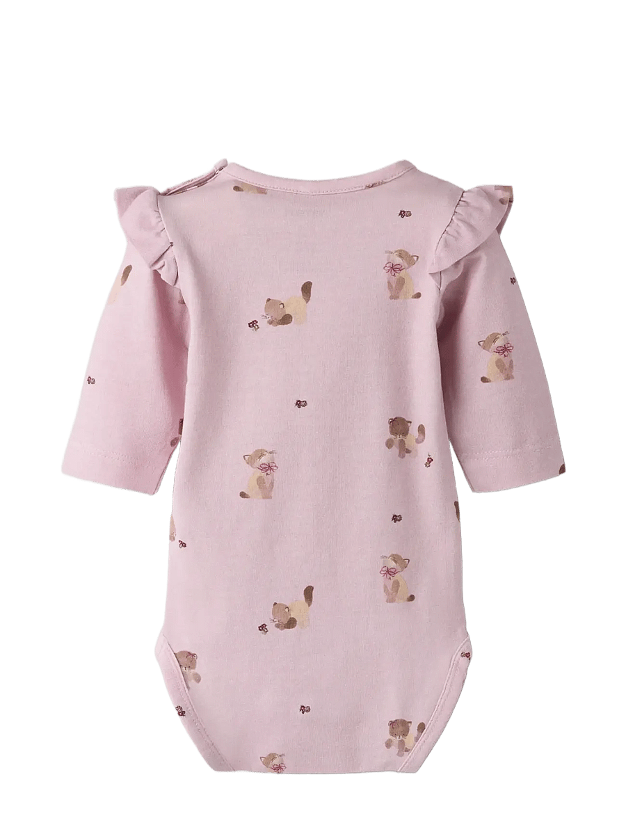 name it - NBFTANNY LS BODY - langärmelige bodys - dawn pink - 1