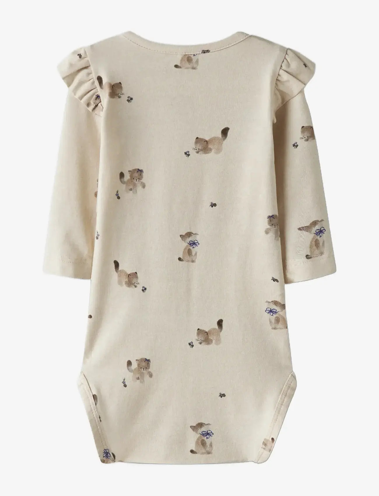 name it - NBFTANNY LS BODY - long-sleeved - peyote melange - 1