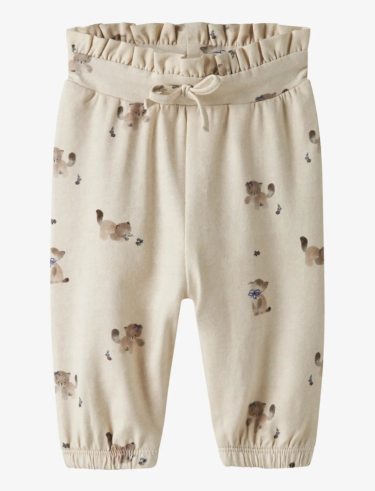 name it - NBFTANNY PANT - laveste priser - peyote melange - 0