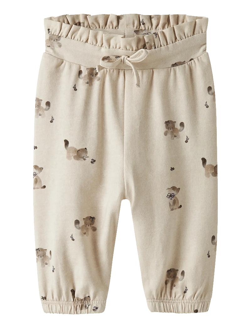 name it - NBFTANNY PANT - jogginghosen - peyote melange - 0