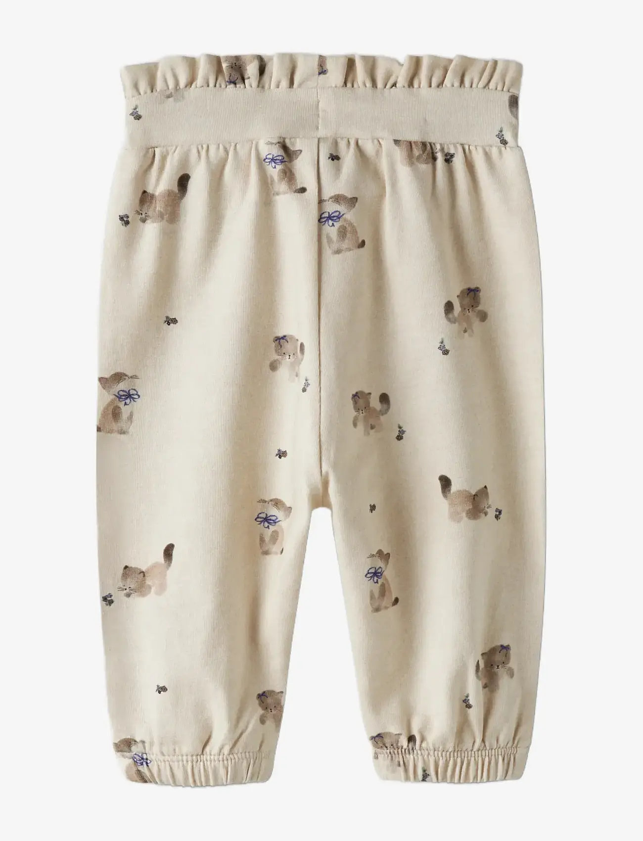 name it - NBFTANNY PANT - laveste priser - peyote melange - 1