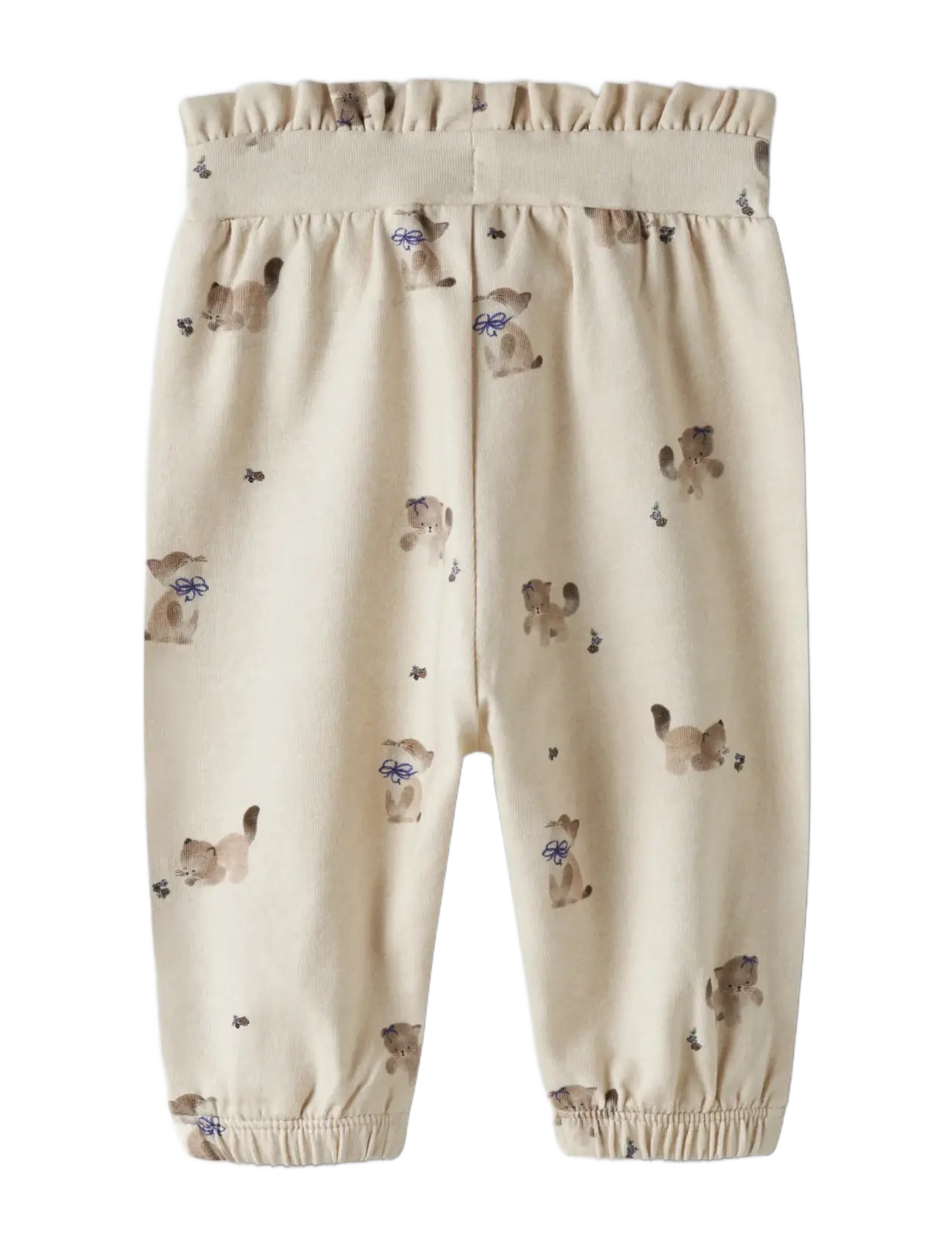 name it - NBFTANNY PANT - sportinės kelnės - peyote melange - 1