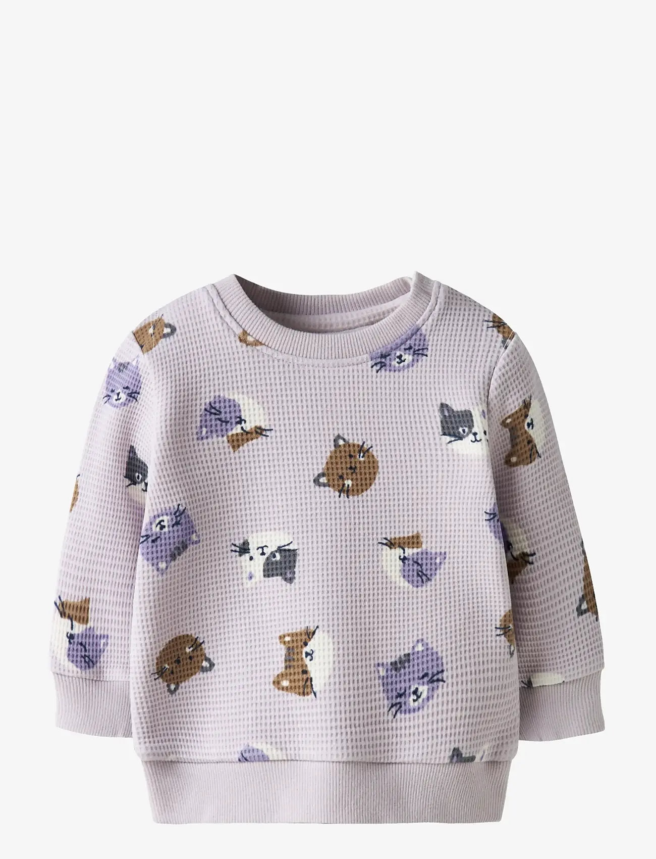 name it - NBFTAMMIE LS O-NECK - sweatshirts - lilac marble - 1