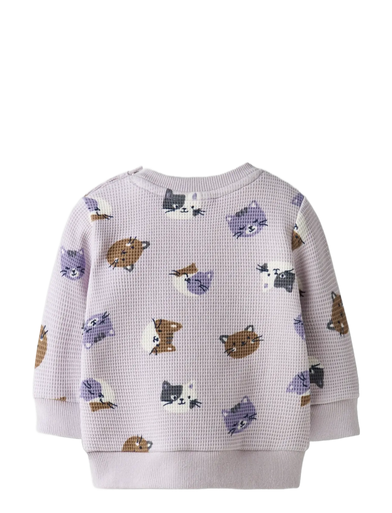 name it - NBFTAMMIE LS O-NECK - sweatshirts - lilac marble - 2
