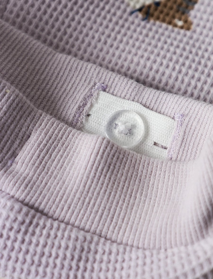 name it - NBFTAMMIE PANT - mjukisbyxor - lilac marble - 2