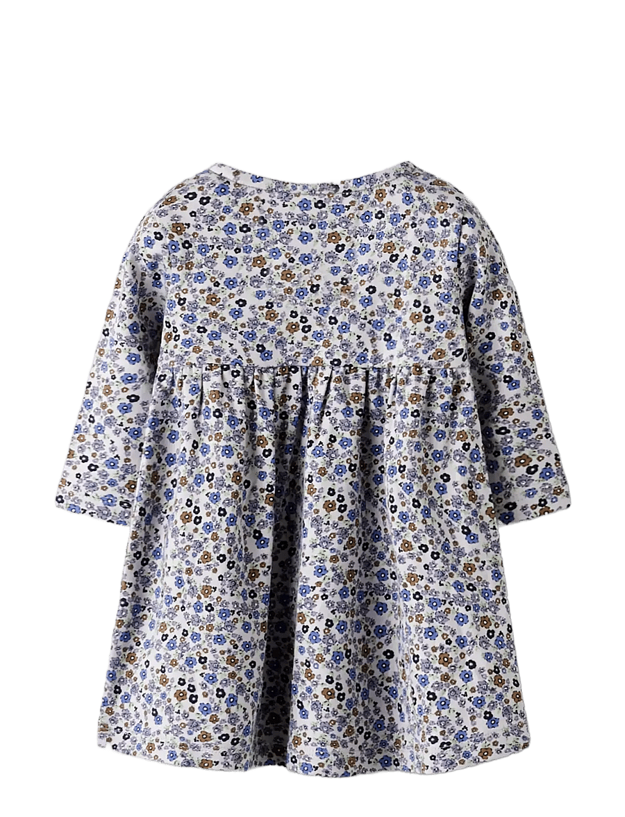 name it - NBFTULINE LS DRESS - kūdikių suknelės ilgomis rankovėmis - lilac marble - 1