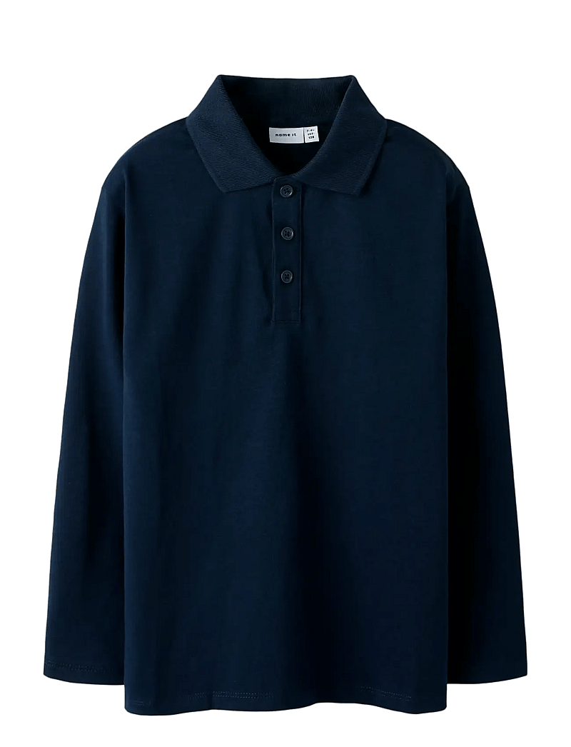 name it - NKMKALLY LS NREG POLO - langærmede poloer - dark sapphire - 1