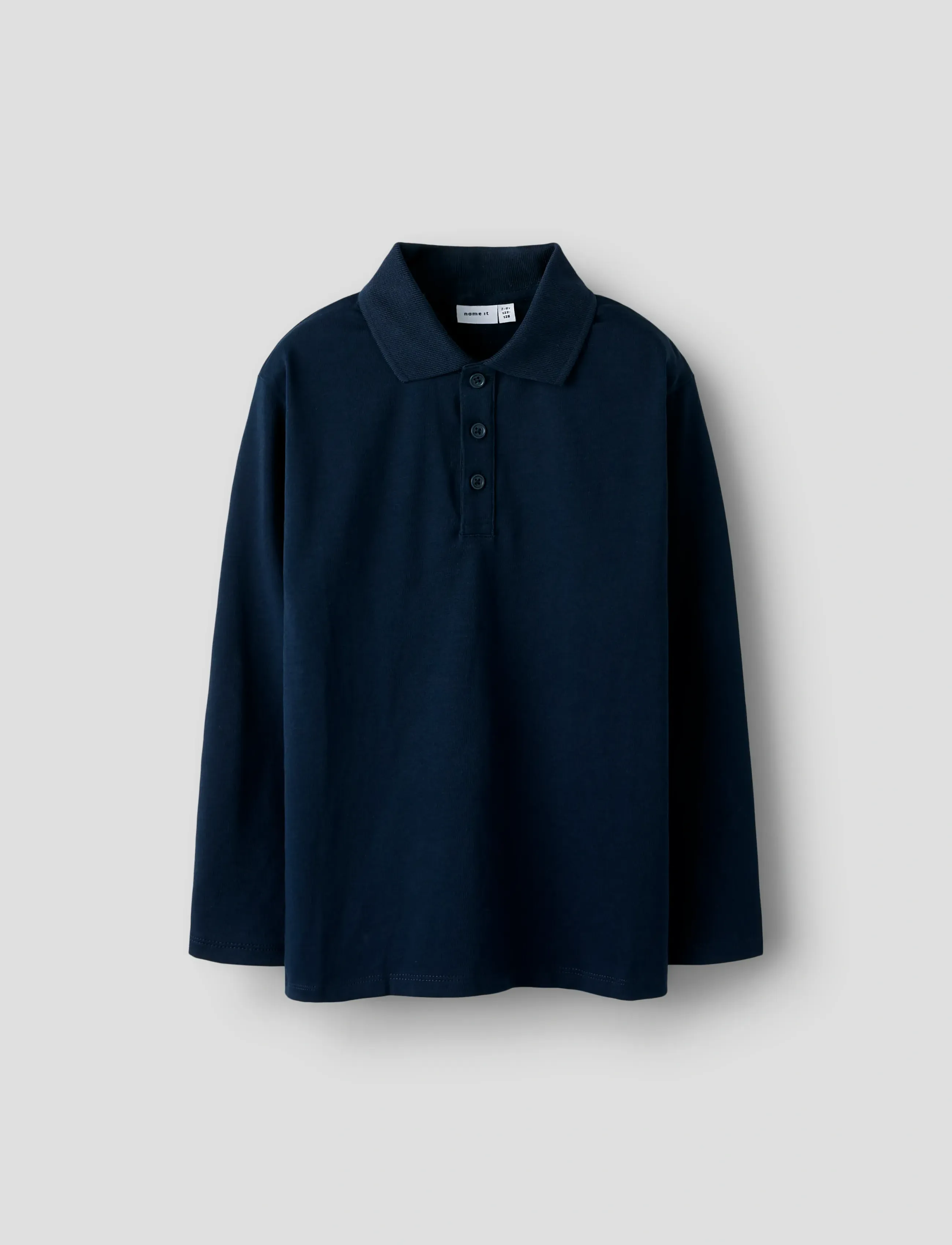 name it Nkmkally Ls Nreg Polo, 116, Polo Shirts, Marineblau - Long-sleeved Kinder