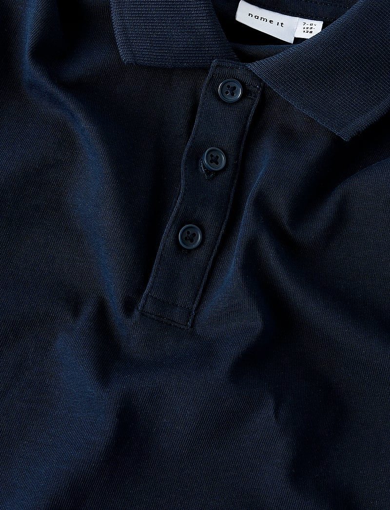 name it - NKMKALLY LS NREG POLO - langærmede poloer - dark sapphire - 3