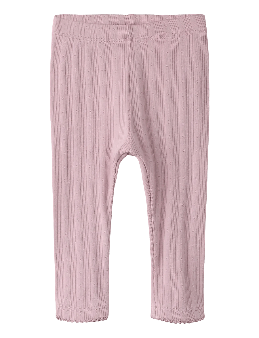 name it - NBFTURBINE LEGGING - leggings - dawn pink - 1