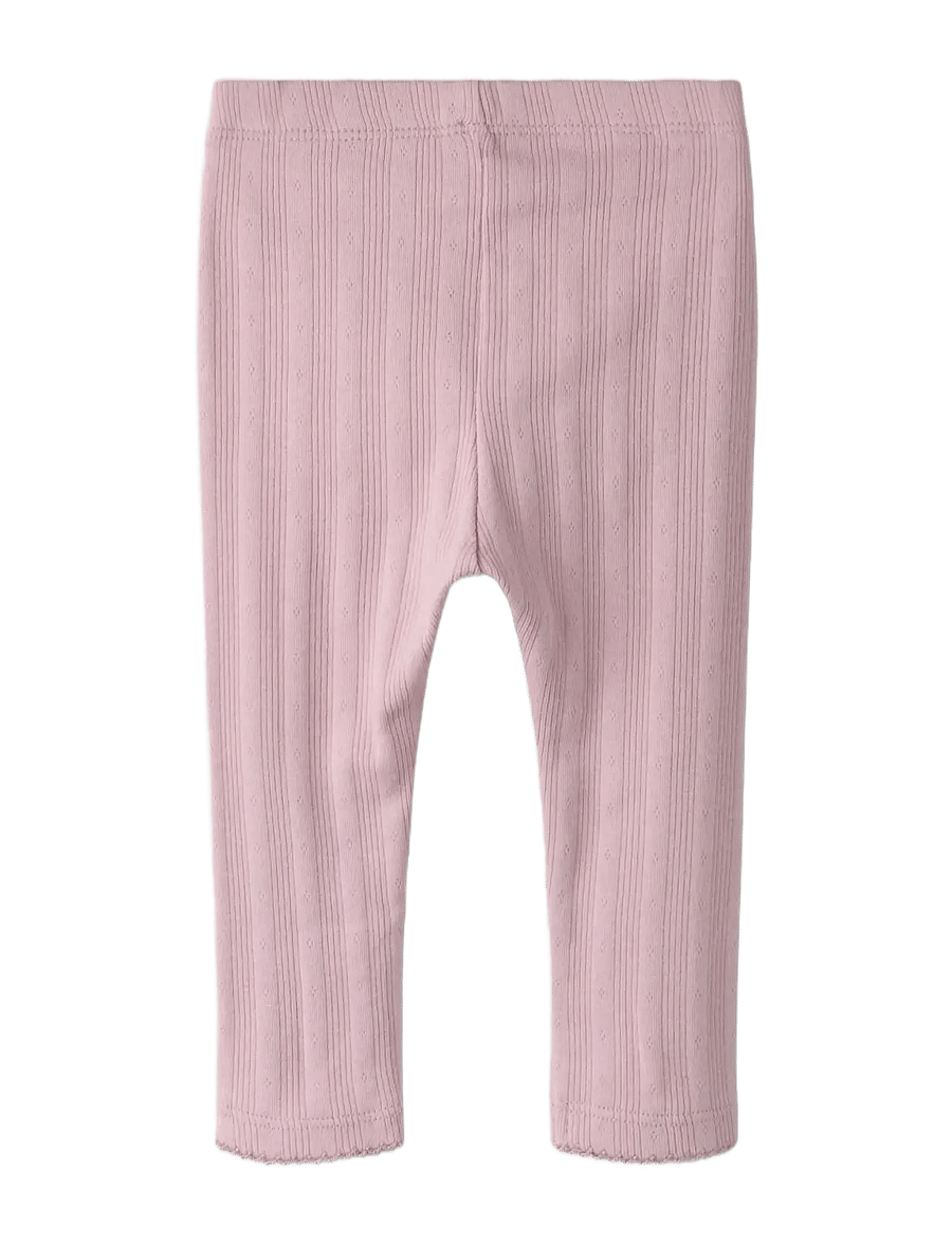 name it - NBFTURBINE LEGGING - leggings - dawn pink - 2