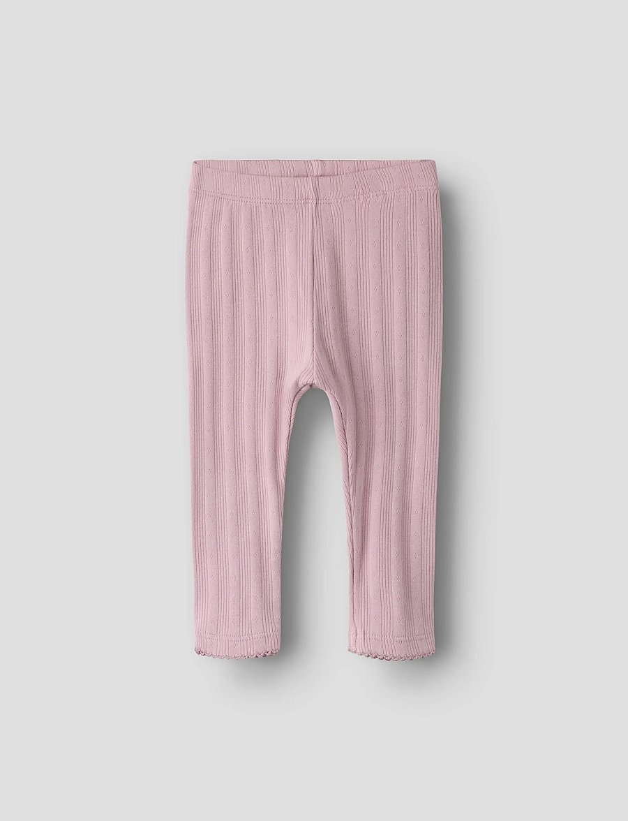 name it - NBFTURBINE LEGGING - leggings - dawn pink - 0
