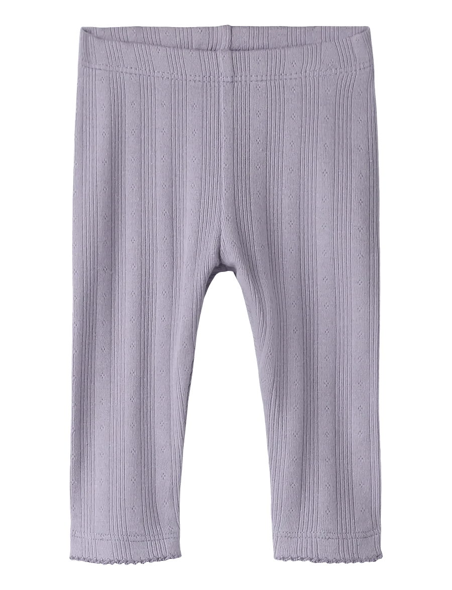 name it - NBFTURBINE LEGGING - timpės - lavender gray - 1