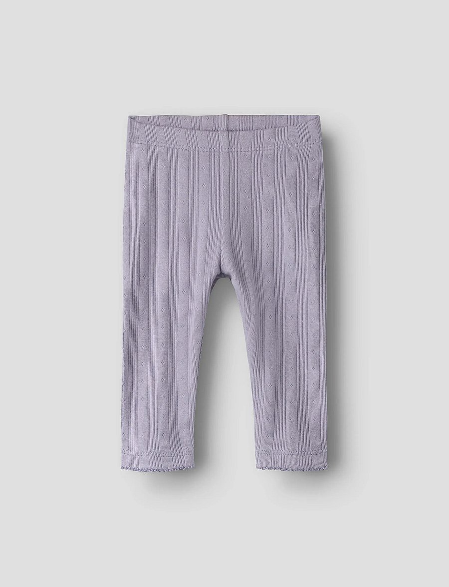 name it - NBFTURBINE LEGGING - timpės - lavender gray - 0