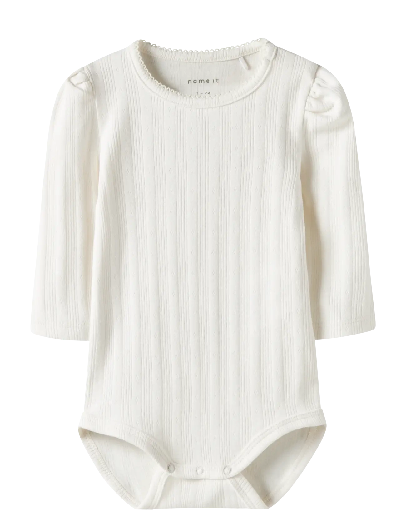 name it NBFTURBINE LS BODY - Kläder - CLOUD DANCER / cream