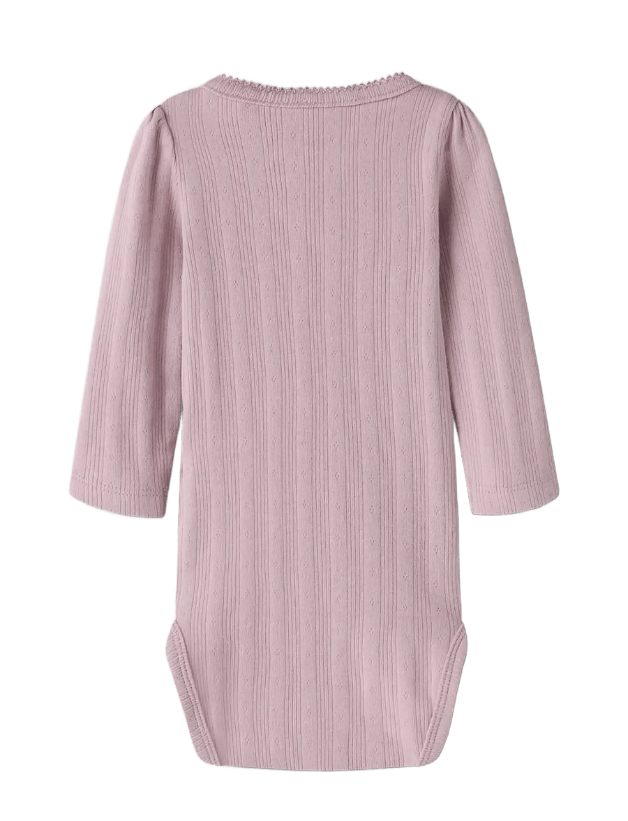 name it - NBFTURBINE LS BODY - rompers met lange mouwen - dawn pink - 2